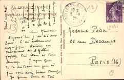 CPA Paysages et Pierres de Provence le chateau des Baux Berger Moutons