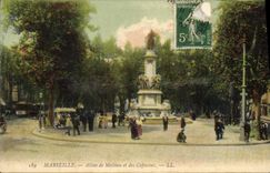 CPA Marseille Allees de Meilhan et des Capucines 