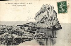 CPA Environs des Martigues la Mede Rocher des Trois Freres 