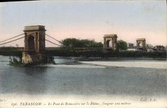 CPA Tarascon le pont de Beaucaire sur le Rhone 