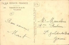 CPA Tarascon B du R vue generale 