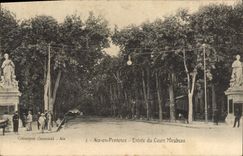 CPA Aix en Provence entree du cours Mirabeau 