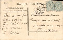 CPA Aix en Provence entree du cours Mirabeau 