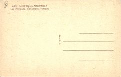 CPA St Remy de Provence les Antiques monument Romains