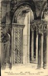 CPA Arles cathedrale Saint Trophime detail du Cloitre 