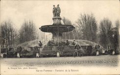 CPA Aix en Provence Fontaine de la Rotonde 