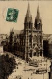CPA Marseille l'Eglise des Reformes Tramway