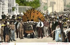 CPA Tarascon Procession de la Tarascon 