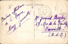 CPA La Roque d'Antheron Chateau de Florens Molliere Interieur du Parc Vue des Escallers