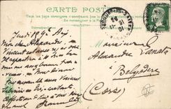 CPA Aix en Provence Monument Joseph Statue de Noe 