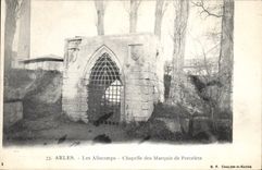 CPA Arles Les Aliscamps Chapelle des Marquis de Porcelets 