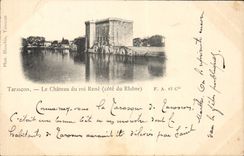 CPA Tarascon Le Chateau du roi Rene cote du Rhone 