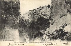 CPA Aix en Provence Ruines du Barrage Romain au Tholonet 