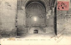 CPA Arles Les Aliscamps Chapelle Saint Honorat Interieur 