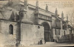 CPA Facade de L'Eglise Ste-Marthe