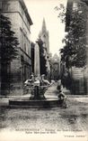 CPA Fontaine des Quatre-Dauphines. Eglise Saint-Jean-de-Malle Aix en provence