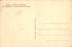CPA Les Alyscamps - Chapelle Saint-Honorat Arles