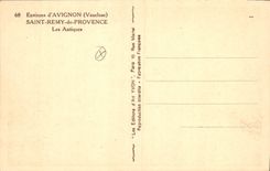CPA Environs d'Avignon (Vaucluse) Saint-Remy-de-Provence Les Antiques