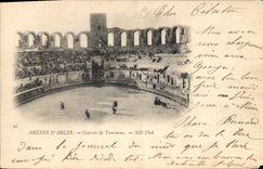 CPA Arenes d'Arles - Courses de Taureaux Corrida