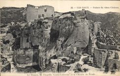CPA Les Baux Ruines du vieux Chateau
