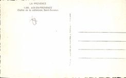 CPA Cloitre de la Cathedrale Saint Sauveur Arles