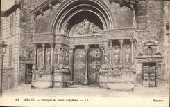 CPA Portique de Saint Trophime Arles