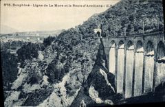CPA Dauphine Ligne de la Mure et le Route d'Aveillance