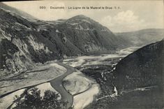 CPA Dauphine La Ligne de la Mure et le Drac