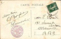 CPA Massif de la Chartreuse La Route du Couvent en hiver Automobile