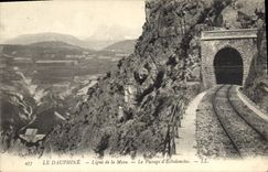 CPA Dauphine Ligne de la Mure Le Passage d'Echalanches