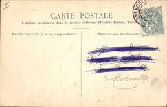 CPA Les Bord de l'Isere Effet de neige