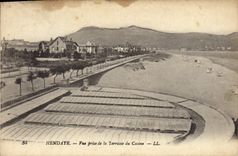 CPA Hendaye Vue prise de la Terrase du Casino