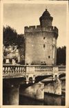 CPA Perpignan Le castillet et le Pont