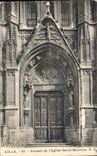 CPA Lille Portail de l'Eglise Saint Maurice