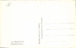 CPA Toulouse L'Hotel de Pierre