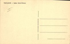 CPA Toulouse Eglise Saint Etienne