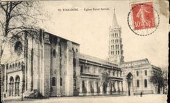 CPA Toulouse Eglise Sant Semin