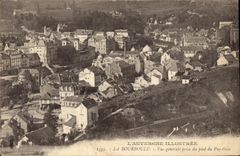 CPA La Bourboule Vue generale prise du opied du Puy Grou