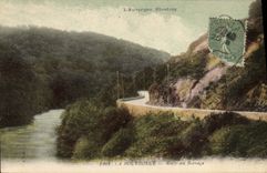 CPA La Bourboule Route du Barrage