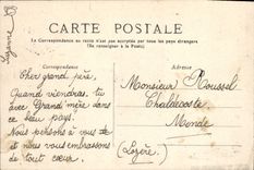 CPA La Bourboule Route du Barrage