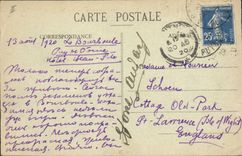 CPA La Bourboule Vue prise de la route du Charlet