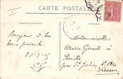 CPA La Bourboule La route de Saint Sauves et le Lac du Barrage