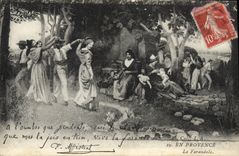CPA La Farandole  Folklore