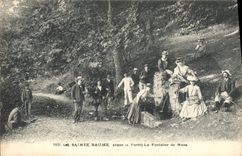 CPA La Sainte Baume La Fontaine de Nans