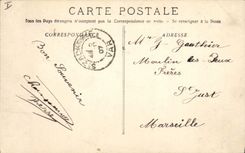 CPA La Sainte Baume Interieur de la Grotte