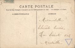 CPA La Sainte Baume Arrivee a la Grotte