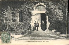 CPA La Sainte Baume Entree de la Grotte