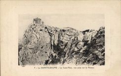 CPA La Sainte Baume Le Saint Pilon vue prise sur le Plateau
