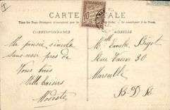 CPA La Sainte Baume Le Saint Pilon (Vue prise sur le plateau)