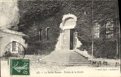 CPA La Sainte Baume Entree de la Grotte